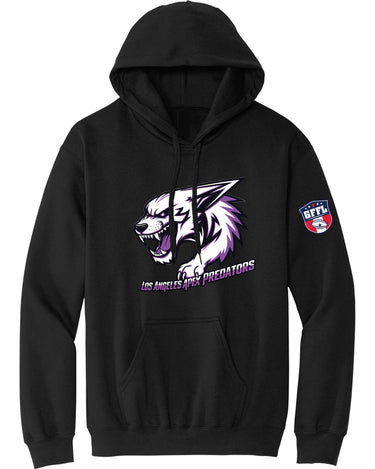 GFFL HOODY LOS ANGELES APEX PREDATORS LOGO