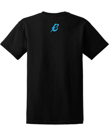 PDXFH SS BOLTS BLUE LOGO TEE