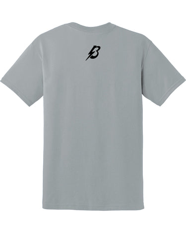 PDXFH SS BOLTS BLACK LOGO TEE