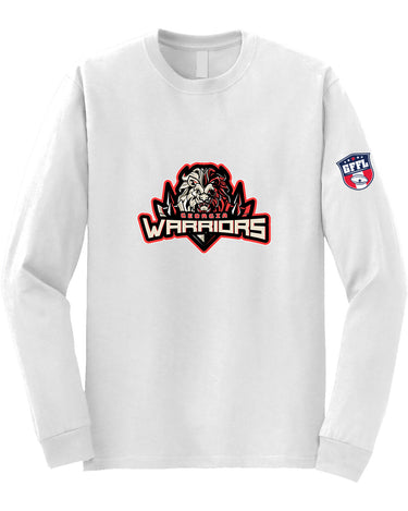 GFFL LS GEORGIA WARRIORS LOGO TEE