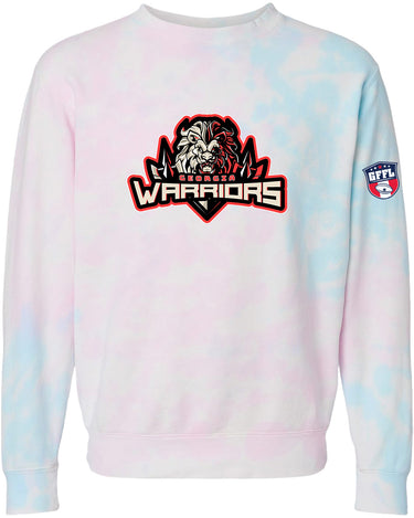 GFFL CREWNECK GEORGIA WARRIORS LOGO SWEATER