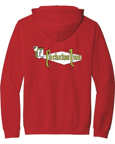 COCKATOO INN CIRCLE BLACK LOGO HOODY