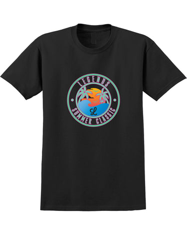 LSC SS TEAL LOGO TEE