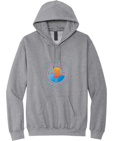 LSC HOODY TEAL LOGO