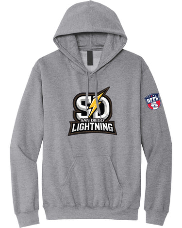 GFFL HOODY SAN DIEGO LIGHTNING LOGO