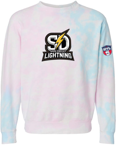 GFFL CREWNECK SAN DIEGO LIGHTNING LOGO SWEATER