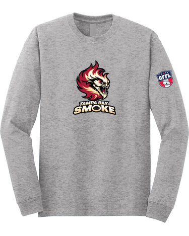 GFFL LS TAMPA BAY SMOKE LOGO TEE