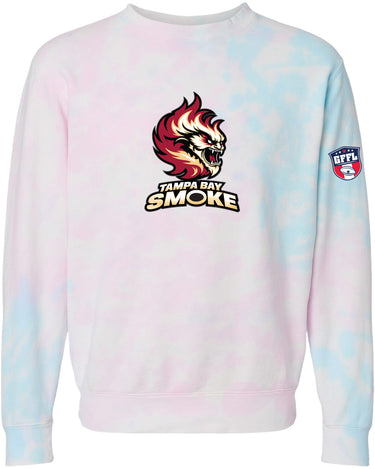 GFFL CREWNECK TAMPA BAY SMOKE LOGO SWEATER